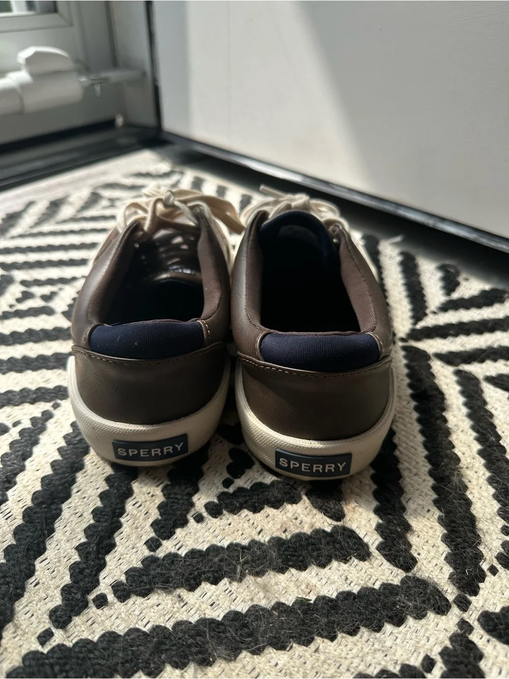 Boys Brown Sperry Shoes size 2